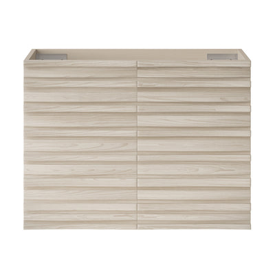 Cascade 30" Wall-Mounted Bathroom Vanity Cabinet without Top in White Oak