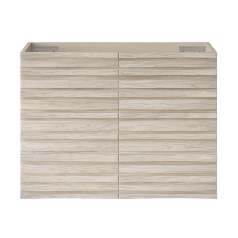 Cascade 30" Wall-Mounted Bathroom Vanity Cabinet without Top in White Oak