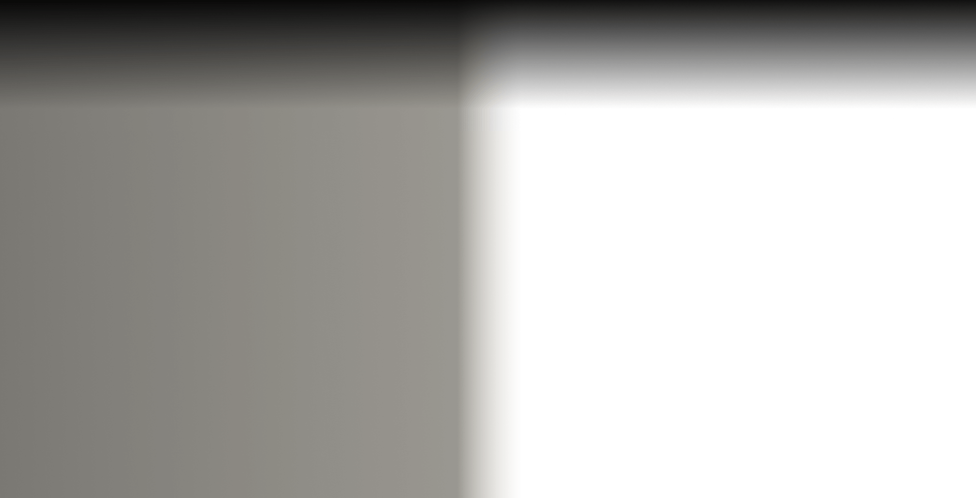 Gradient effect with black on the right and gray on the left