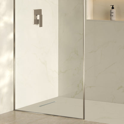 Voltaire 18" Stainless Steel Linear Shower Drain in Chrome