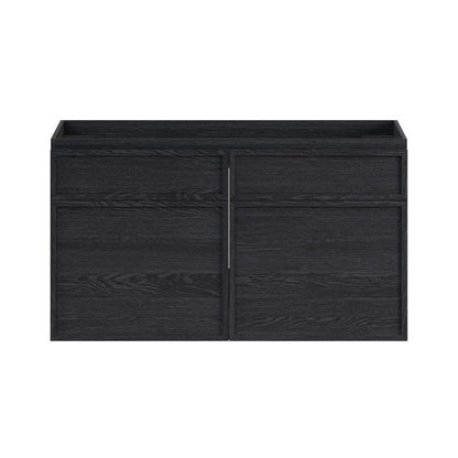 St. Tropez 36" Wall-Mounted Bathroom Vanity Cabinet without Top in Black Oak