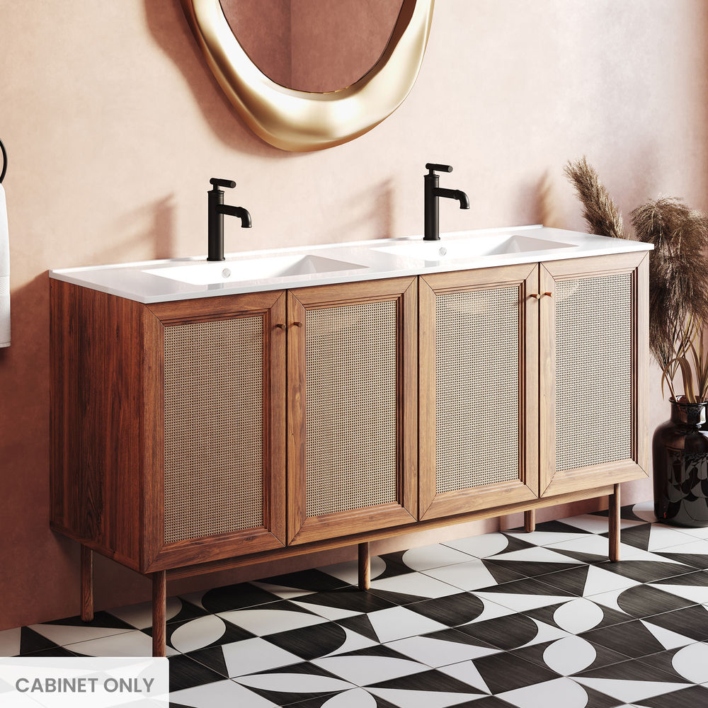 Classe 60" Bathroom Vanity in Oak-Cabinet Only