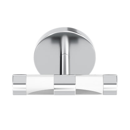Verre Acrylic Bathroom Robe Hook in Chrome