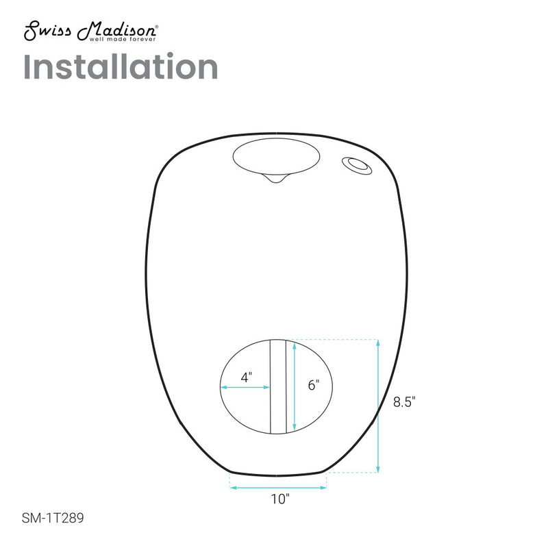 Plaisir II One-Piece Round Toilet Top Flush 1.28 GPF