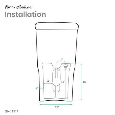 Classe One-Piece 12" Rough-in 1.1/1.6 GPF Dual Top Flush Elongated Toilet in Glossy White