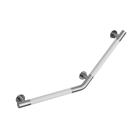 Auvergne 18" x 18" Angled Grab Bar in Matte White