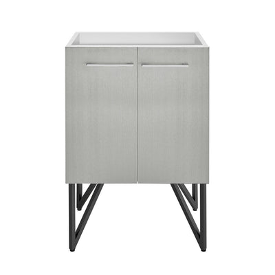 Annecy 24 Brushed Gray Bathroom Vanity Cabinet Only (SM-BV232)