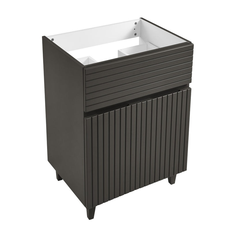 Bernay 24 Bathroom Vanity in Cedar Gray Cabinet Only