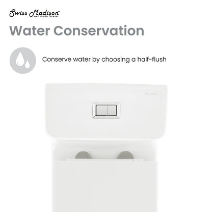 Liberte One-Piece Elongated Toilet Dual-Flush 1.1/1.6 gpf