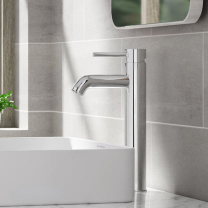 Ivy Single Hole, Single-Handle, High Arc Bathroom Faucet in Chrome