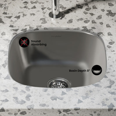 Toulouse 16 x 16 Stainless Steel, Single Basin, Undermount Kitchen Sink