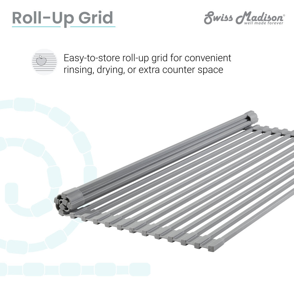20 x 12 " Kitchen Sink Grid, Gray