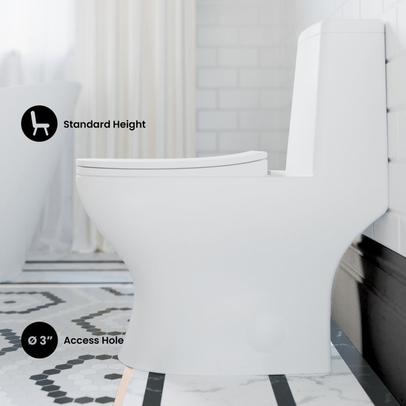 Ivy One-Piece Toilet, 10" Rough-in 1.1/1.6 gpf