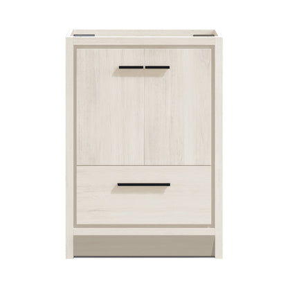 Virage 30" Freestanding Bathroom Vanity in White Oak without Sink Top
