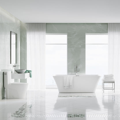 St. Tropez One-Piece Elongated Toilet Side Flush 1.28 gpf