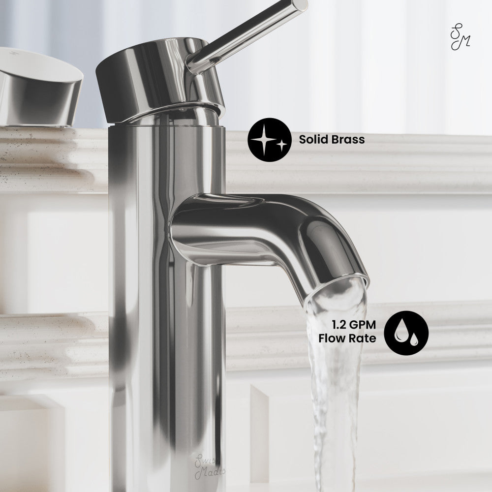 Ivy Single Hole, Single-Handle, Bathroom Faucet in Chrome
