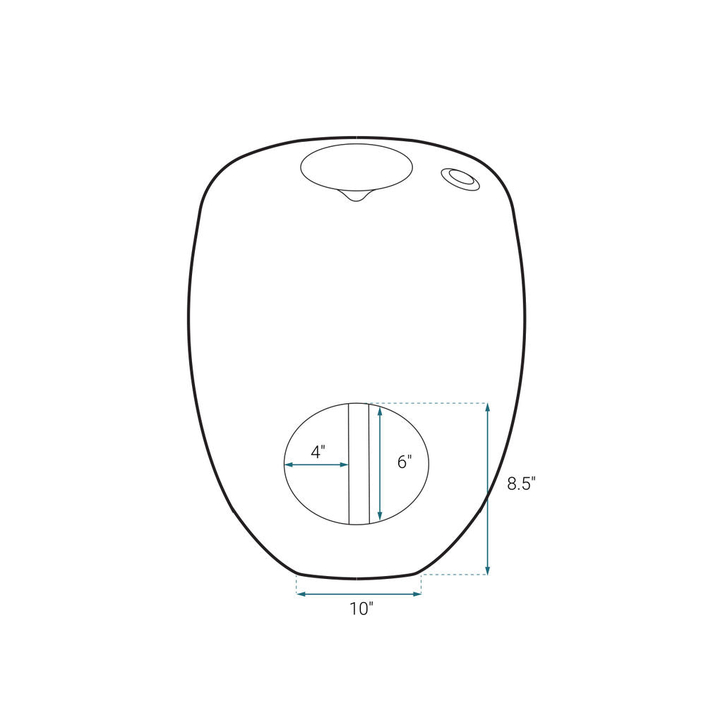 Plaisir II One-Piece Round Toilet Top Flush 1.28 GPF