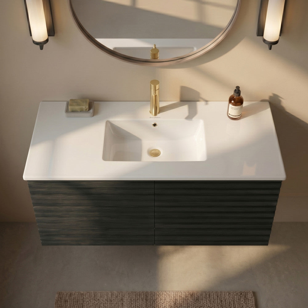 Voltaire 49 Vanity Top Sink with Single Faucet Hole