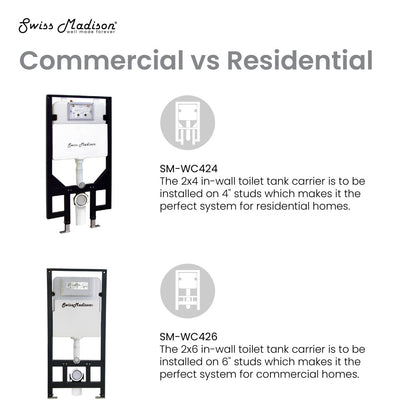 Carre Wall-Hung Elongated Toilet Bowl