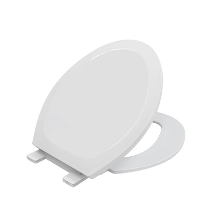 Standard Elongated Toilet Seat, Glossy White