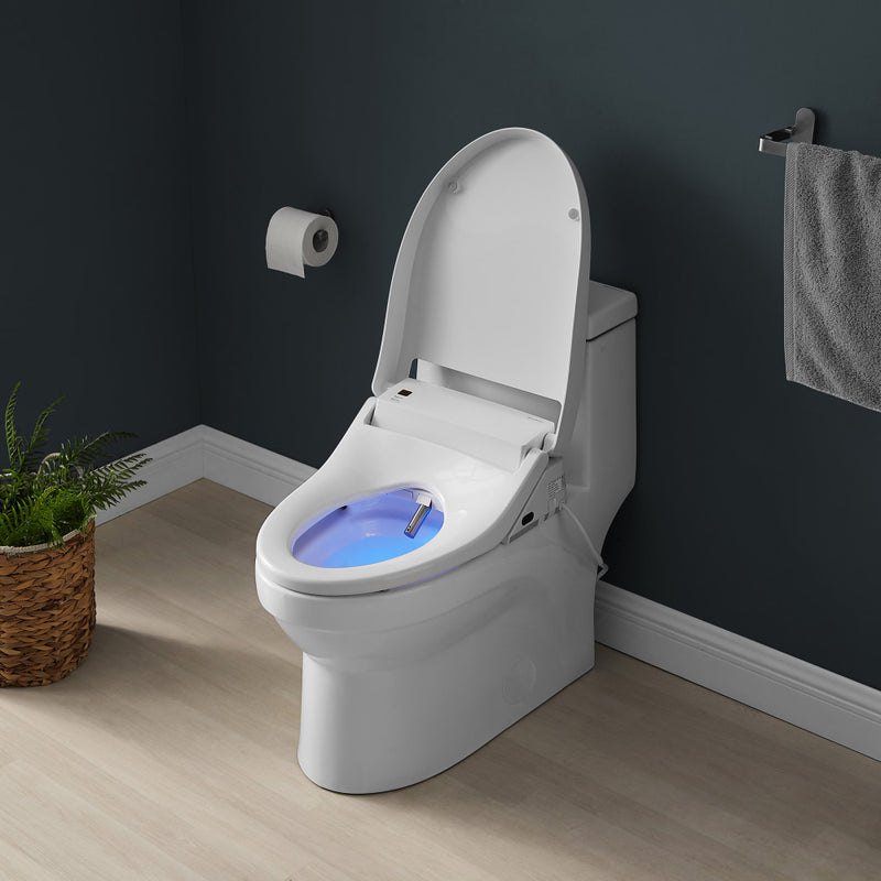 Virage One-Piece Toilet with Vivante Smart Seat Left Side Flush Handle 1.28 gpf