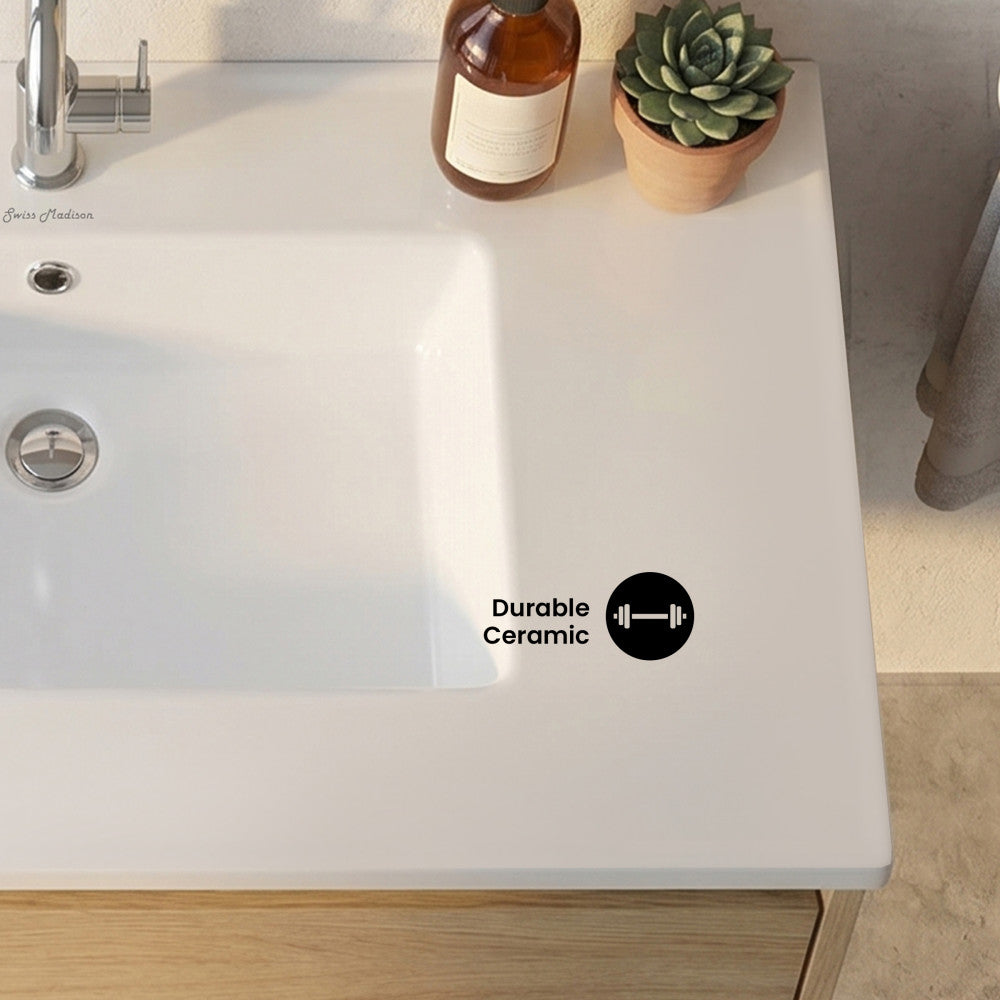 Voltaire 31 Vanity Top Sink with Single Faucet Hole