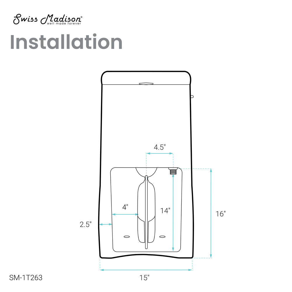 Monaco One-Piece Elongated Toilet Dual-Flush 1.1/1.6 gpf, Touchless