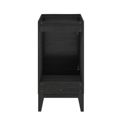 Cascade 18" Bathroom Vanity in Black - Cabinet
