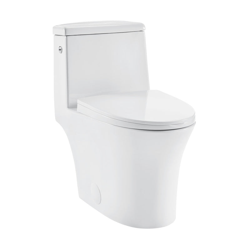 Hugo One-Piece Elongated Toilet Dual-Flush 1.1/1.6 gpf, Touchless