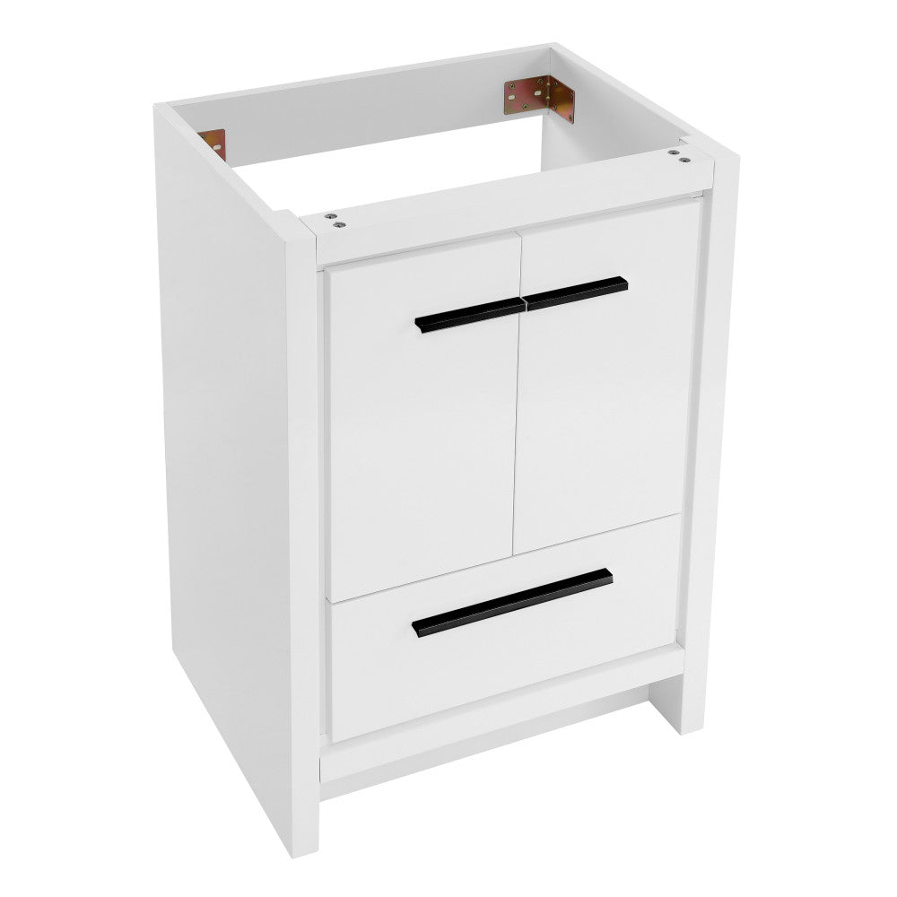 Virage 24 Freestanding, Bathroom Vanity in Glossy White Cabinet Only (SM-BV730W)