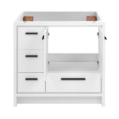 Virage 36 Freestanding, Bathroom Vanity in Glossy White - Cabinet