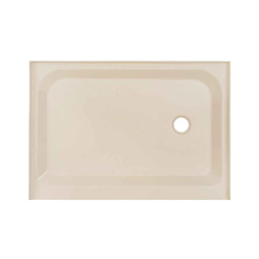 Voltaire 48" x 36" Single-Threshold, Right-Hand Drain, Shower Base in Biscuit
