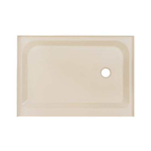 Voltaire 48" x 36" Single-Threshold, Right-Hand Drain, Shower Base in Biscuit