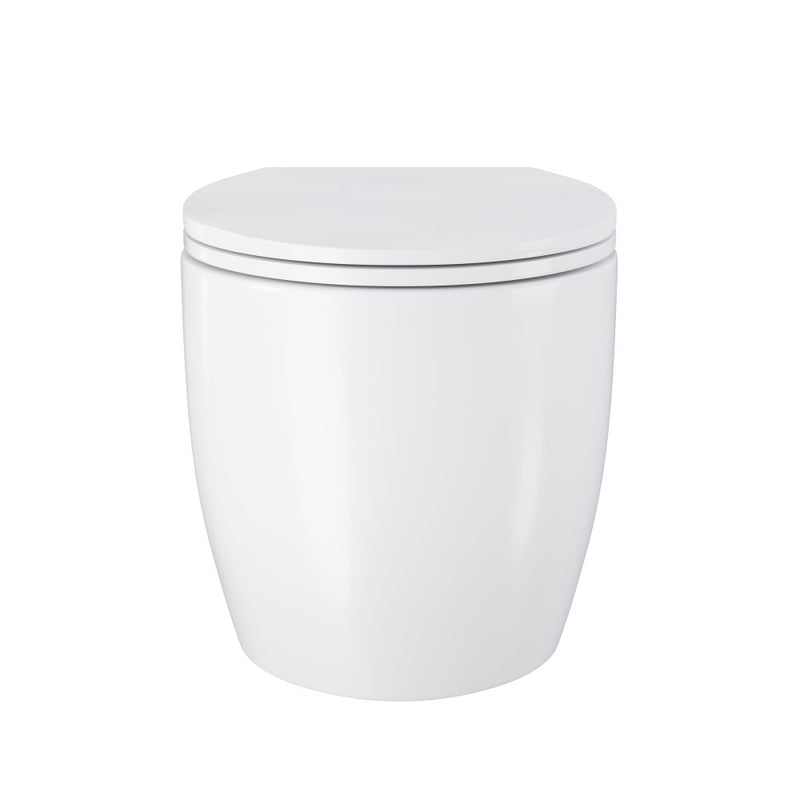 Classe Wall-Hung Toilet Bowl Only in Glossy White