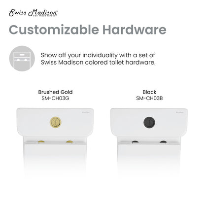 One-piece square dual flush toilet in matte white, compact design, 1.1/1.6 gpf.
