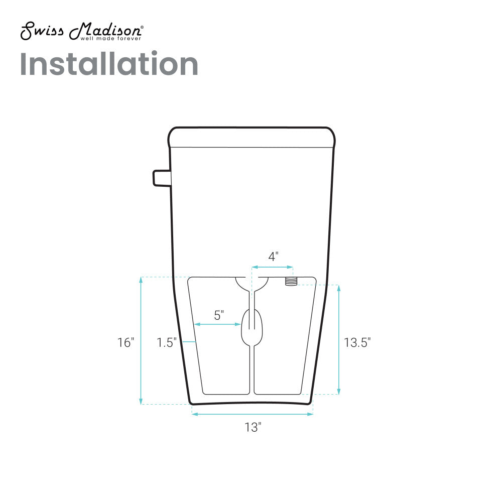 Avancer One Piece Smart Toilet 1.28 GPF in Glossy White with Heated Bidet, Air Drying, Night Light, Foot Sensor
