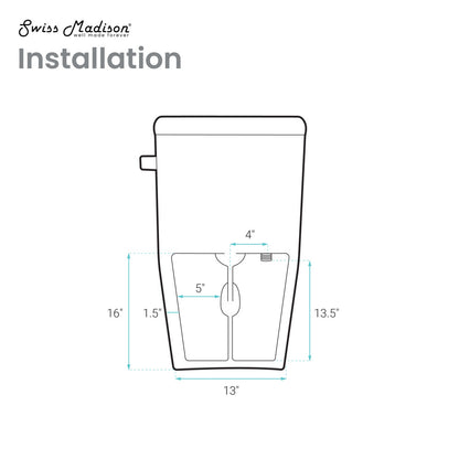 Avancer One Piece Smart Toilet 1.28 GPF in Glossy White with Heated Bidet, Air Drying, Night Light, Foot Sensor