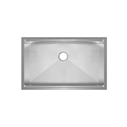Rivage 32 x 19 Single Basin Undermount Kitchen Workstation Sink