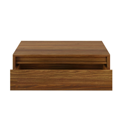 Avancer 36" Wall-Mounted Bathroom Vanity Cabinet without Top in Brown Oak