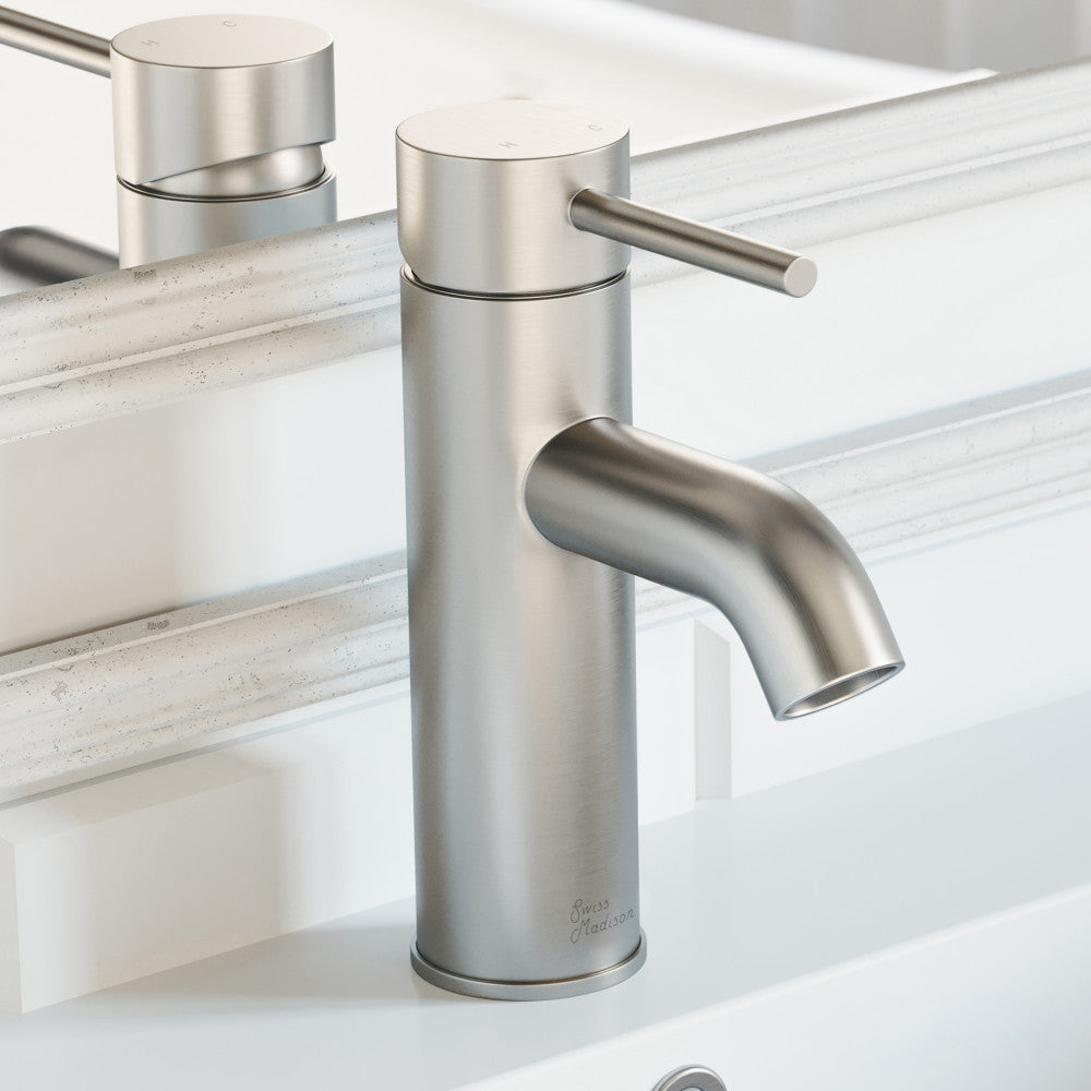 Ivy Single Hole, Single-Handle, Bathroom Faucet in Brushed Nickel