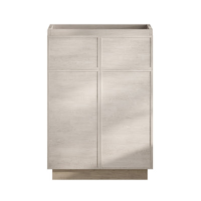 St. Tropez 24" Freestanding Bathroom Vanity Cabinet without Top in White Oak