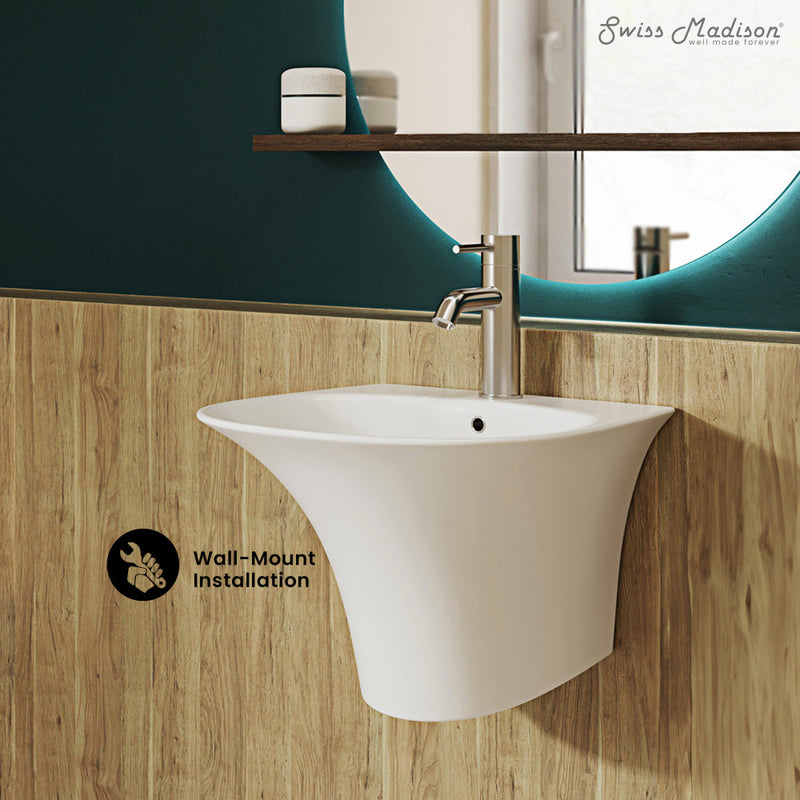 Ivy 19" Wall-Mount Bathroom Sink