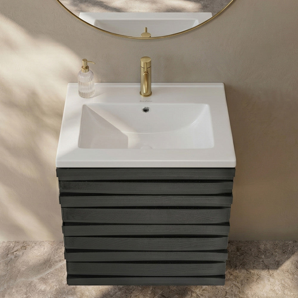 18" Ceramic Square Vanity Sink Top