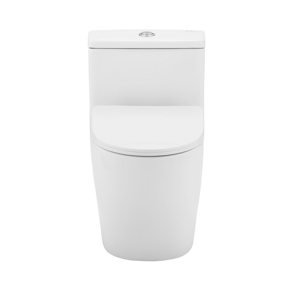 Arles One-Piece Elongated Toilet Vortex Dual-Flush 1.1/1.6 GPF