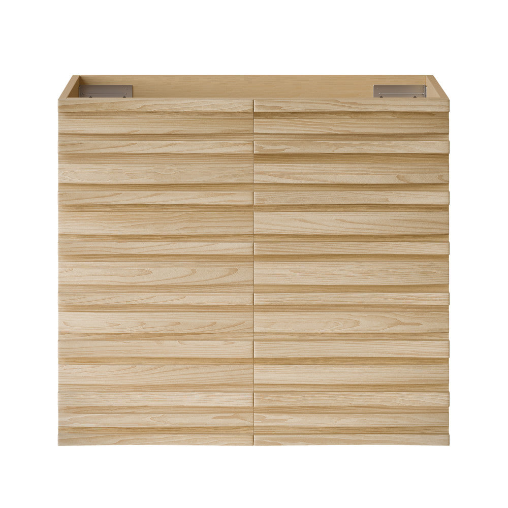 Cascade 24" Wall-Mounted Bathroom Vanity Cabinet without Top in Natural Oak