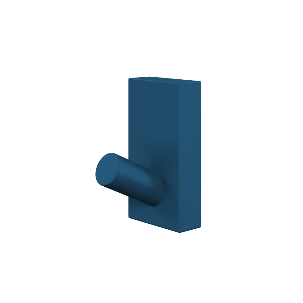 Monaco Concrete Bathroom Robe Hook in Royal Blue
