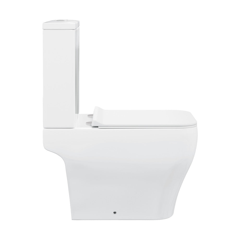 Nadar Two-Piece Square Toilet Dual-Flush 1.1/1.6 gpf