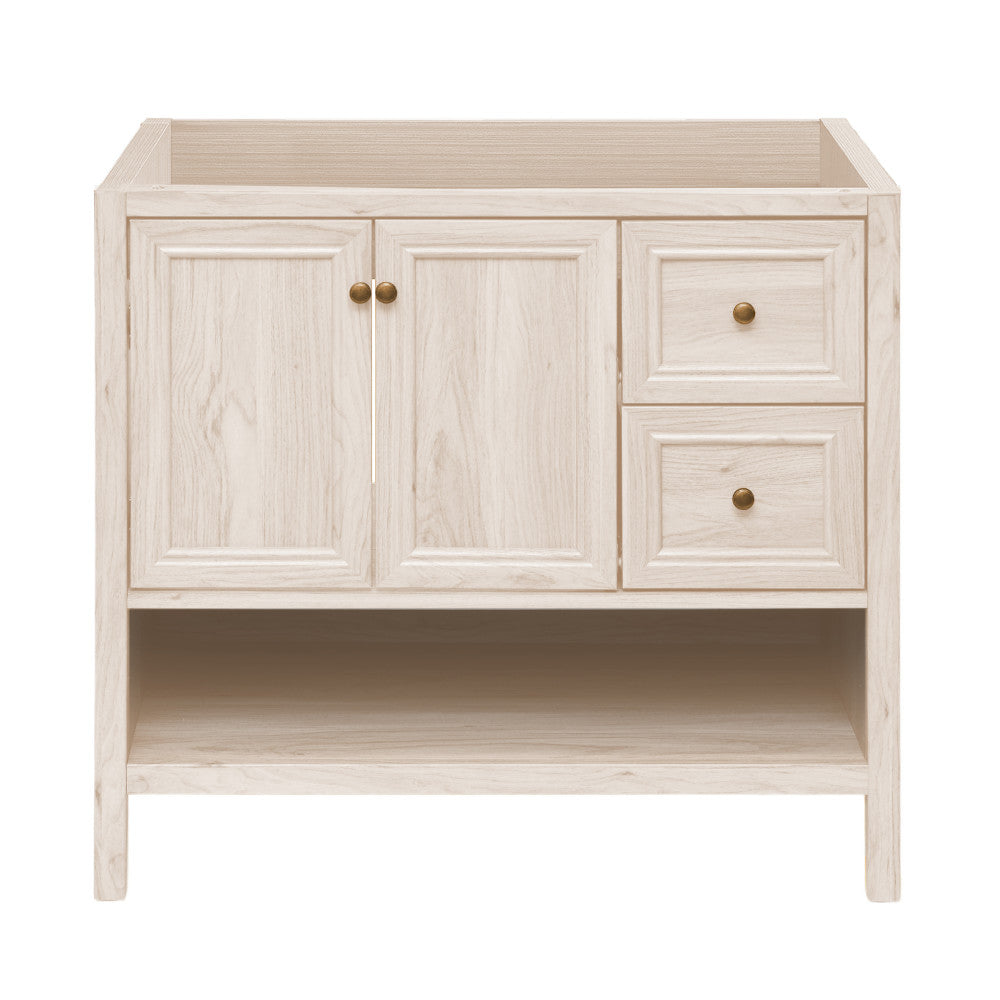 Chateau 36" Freestanding Bathroom Vanity Cabinet without Top in White Oak