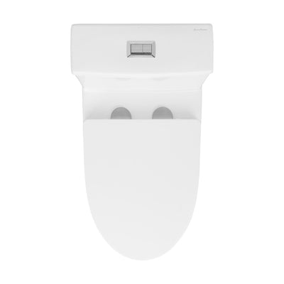 Dreux One Piece Elongated Dual Flush Toilet with 0.95/1.26 GPF (6 - Pack)