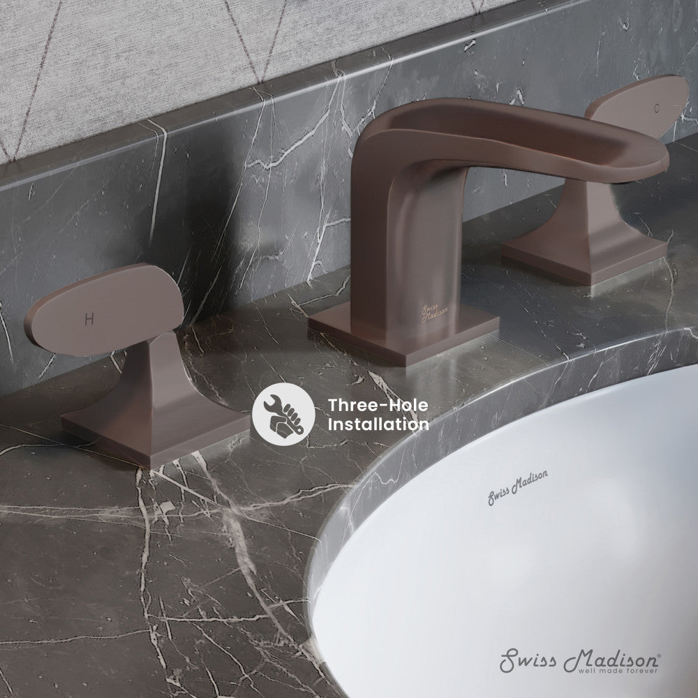 Chateau 8 in. Widespread, 2-Handle, Bathroom Faucet in Oil Rubbed Bronze